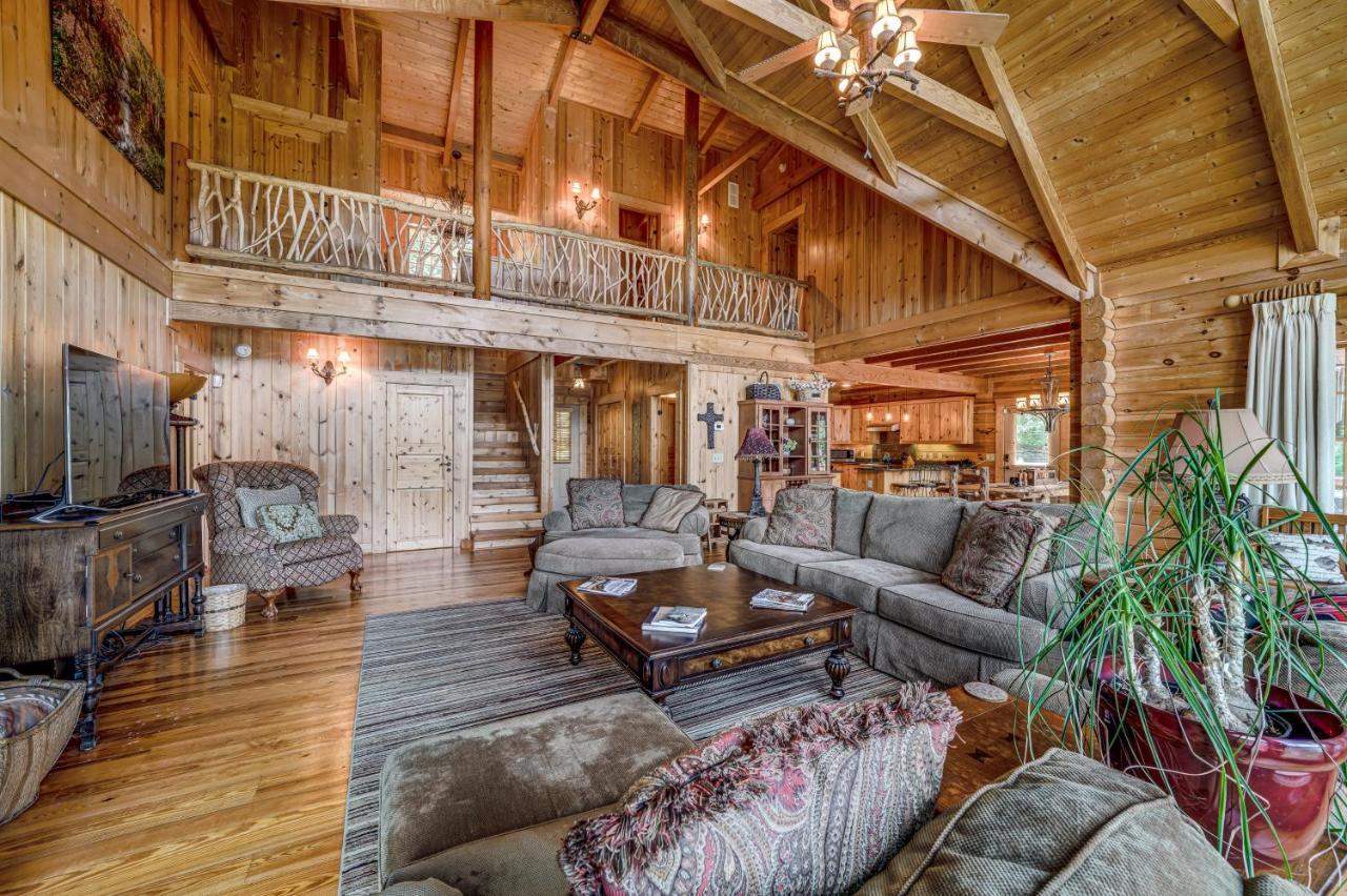 Вилла Log Haven Доусонвилл Экстерьер фото